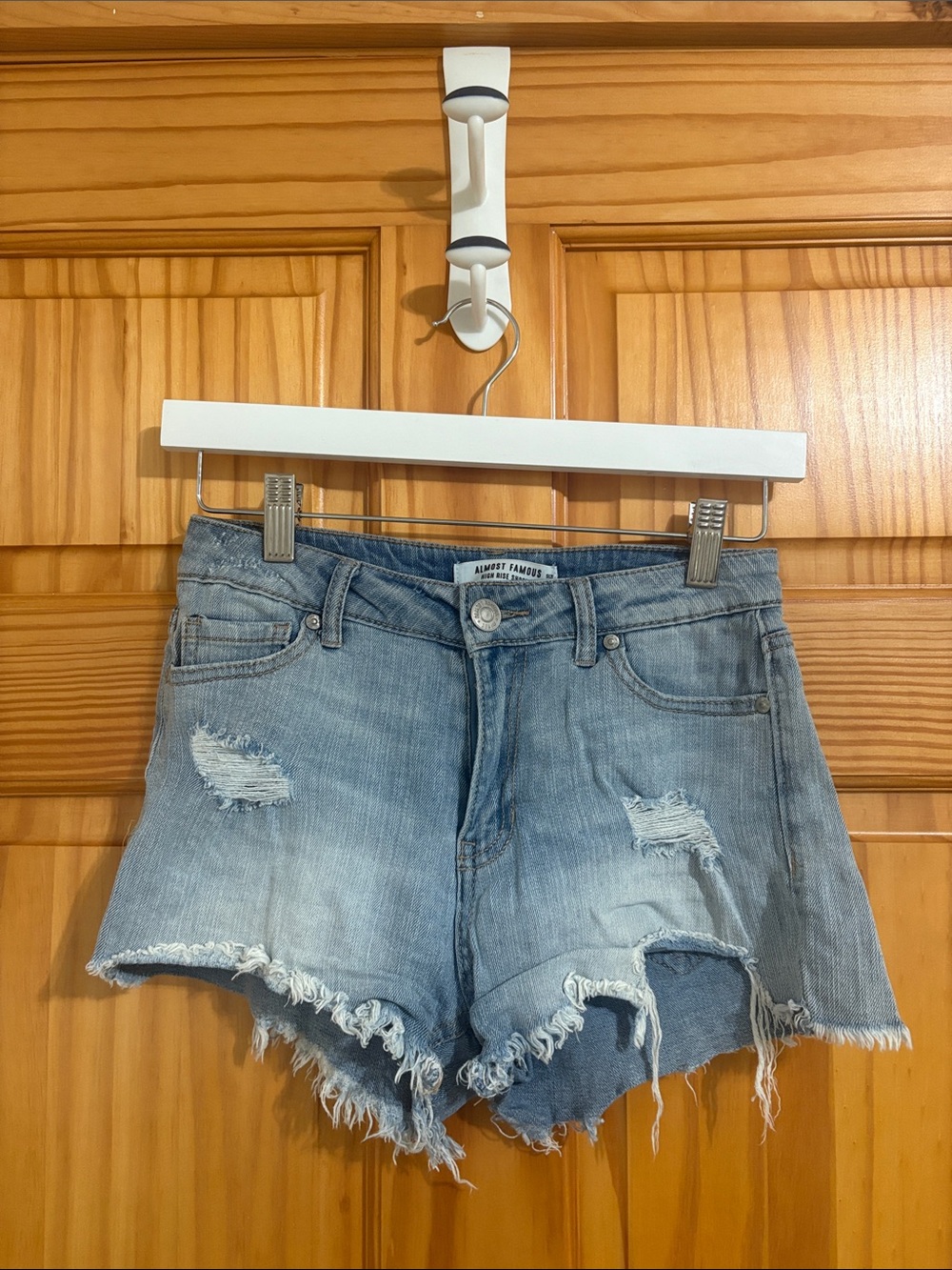 Almost Famous High-Rise Denim Shorts Size 4